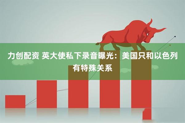 力创配资 英大使私下录音曝光：美国只和以色列有特殊关系